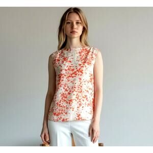 Stella McCartney for C&A Abstract Print Sleeveless Blouse Size S Designer Collab